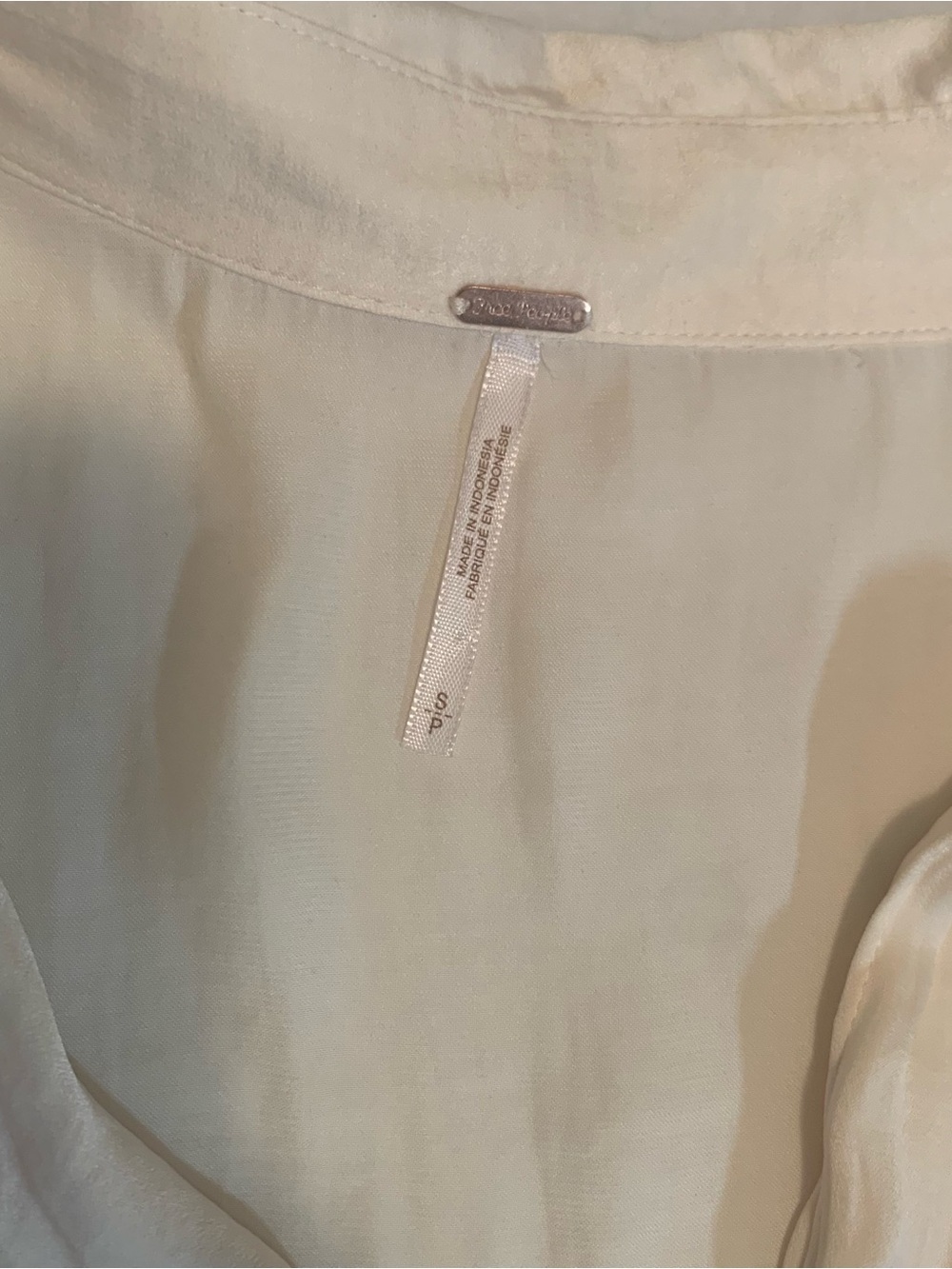 Free People Starry Dreams Pullover Ladies Size Small Loose Oversized Cream - Picture 4 of 6